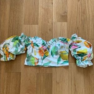 Fruity Bardot top